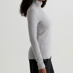 Ag Adriano Goldschmied Light Gray Turtleneck